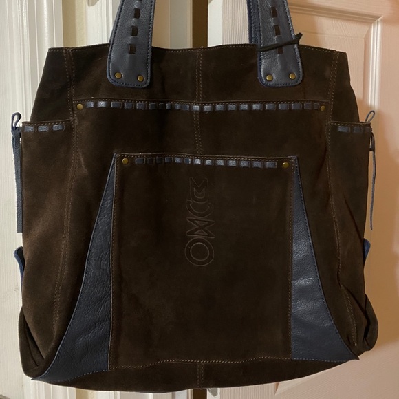 MUXO by Camila Alvis-  Classic SUEDE Leather tote - Picture 8 of 8